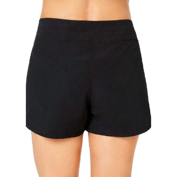 Island Escape Swim Shorts in Black Size 14 Boardshorts swim bottoms 3" Inseam - Picture 2 of 5